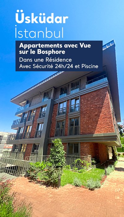 Appartements avec piscine commune à Üsküdar, Istanbul