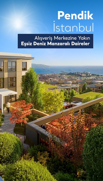 İstanbul Pendik'te Zengin Sosyal Olanaklı Projede Daireler