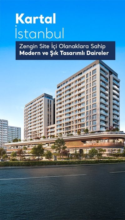 İstanbul Kartal'da Güvenlikli Site İçinde Satılık Gayrimenkul