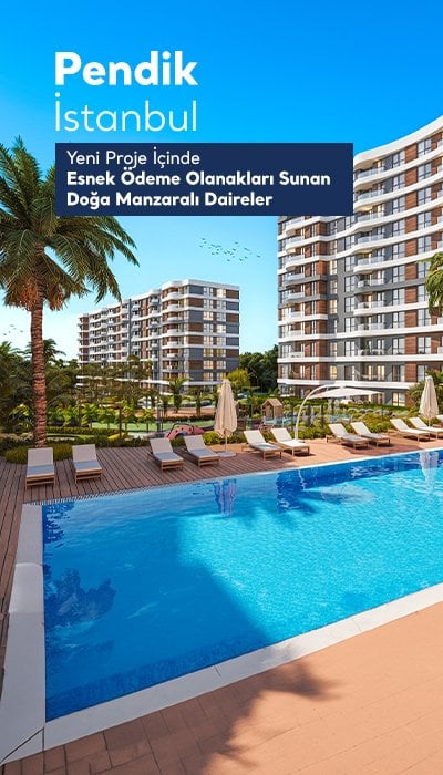 İstanbul Pendik'te Kent ve Doğa Manzaralı Daireler