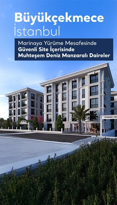 İstanbul Büyükçekmece'de Satılık Deniz Manzaralı Daireler