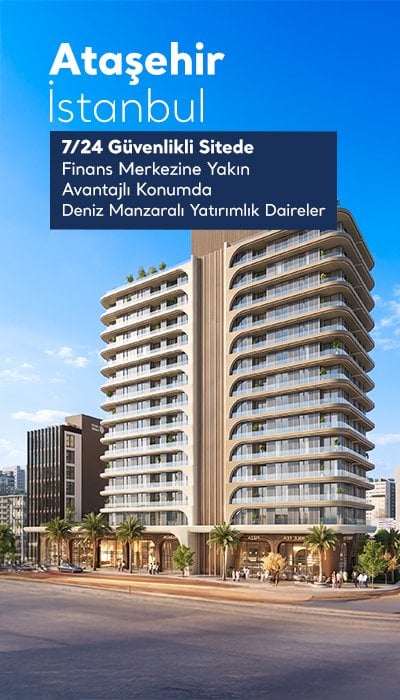 Ataşehir'de Özel Havuzlu Deniz Manzaralı Satılık Daireler