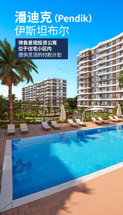 伊斯坦布尔Pendik 的城市与自然景观公寓