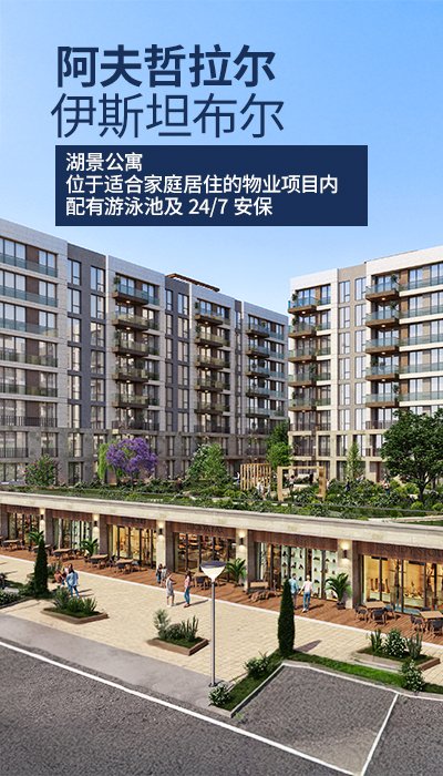 伊斯坦布尔阿夫贾拉尔湖景泳池停车公寓