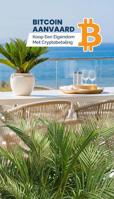 Vastgoed in Spanje met Crypto-betalingen