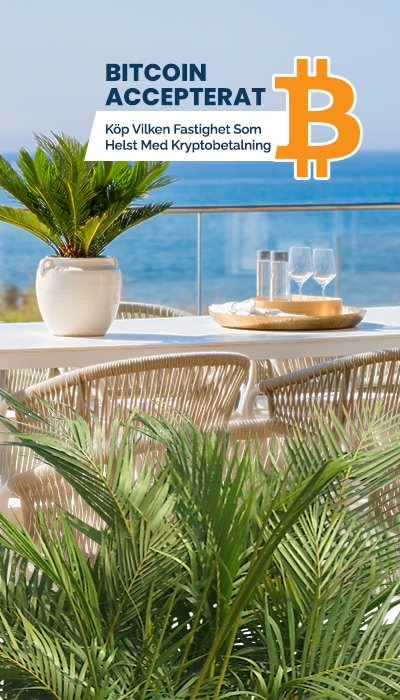 Fastigheter i Spanien med kryptobetalningar