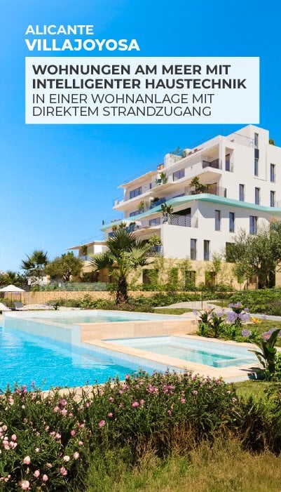 Elegante Wohnung mit Meerblick in Villajoyosa Alicante