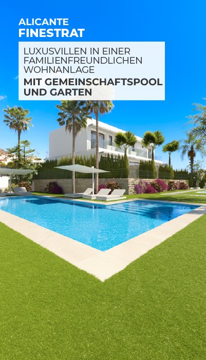 Elegante 3-Schlafzimmer-Häuser in Finestrat mit Pool & Garten