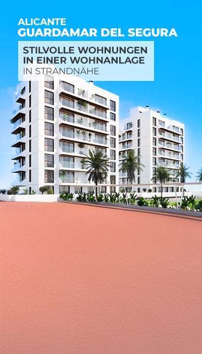 Elegante Wohnungen in Strandnähe in Guardamar del Segura