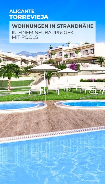 2- und 3-Zimmer-Wohnungen mit Terrassen in Torrevieja