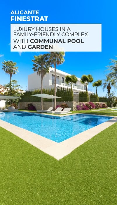 Elegant 3-Bedroom Houses in Finestrat with Pool & Garden