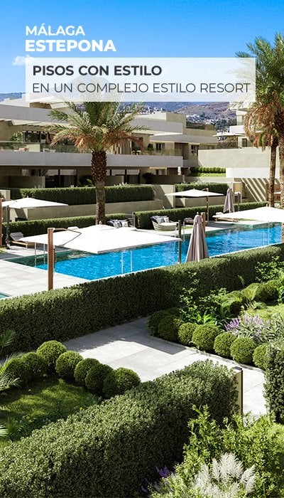 Elegantes apartamentos en un complejo estilo resort en Estepona