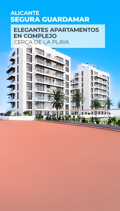 Elegantes apartamentos cerca de la playa en Guardamar del Segura