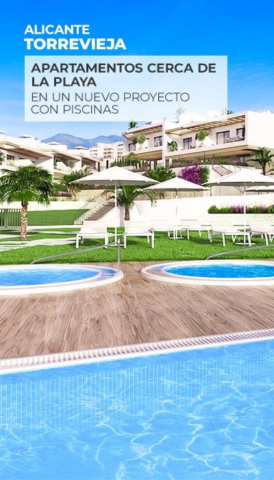 Pisos de 2 y 3 Dormitorios con Terrazas en Torrevieja