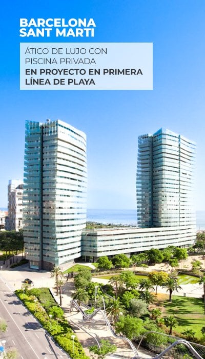 Ático Dúplex Frente al Mar en el Centro de Barcelona