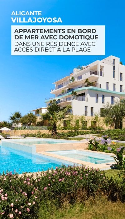 Elégant Appartement avec vue Sur la Mer à Villajoyosa Alicante