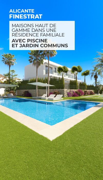 Elégantes Maisons de 3 Chambres à Finestrat avec Piscine et Jardin