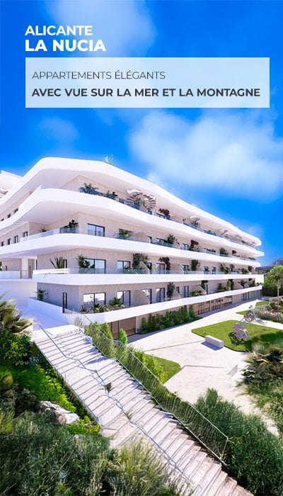 Maisons Elégantes à La Nucia Alicante avec Vues sur la Mer