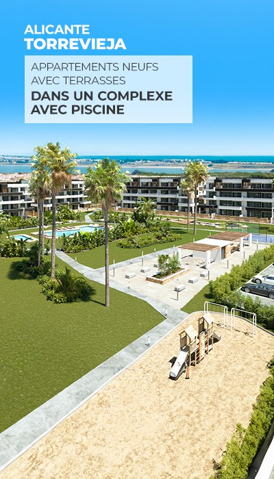 Appartements Elégants de 2 Chambres avec Piscine Commune à Torrevieja