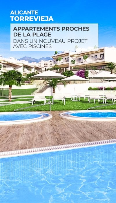 Appartements de 2 et 3 Chambres avec Terrasses à Torrevieja