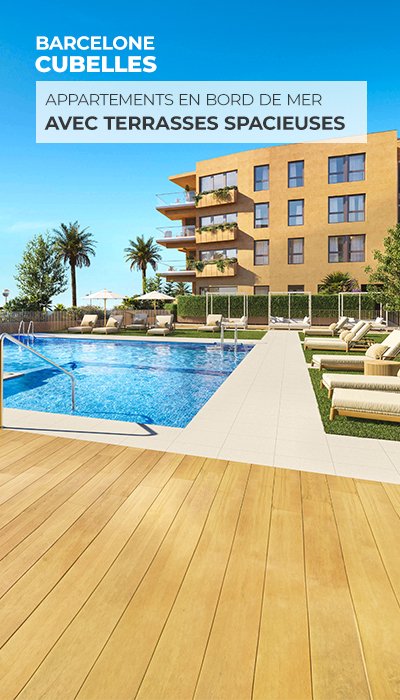 Appartements en Bord de Mer avec Piscine à Cubelles Barcelone