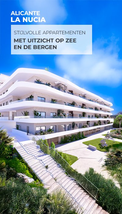 Stijlvolle Huizen in La Nucia Alicante met Uitzicht op Zee en Bergen