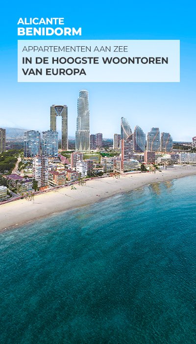 Premium appartementen aan zee in Benidorms hoogste toren