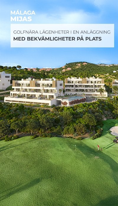Lägenheter med havs- och golfutsikt i Mijas Málaga