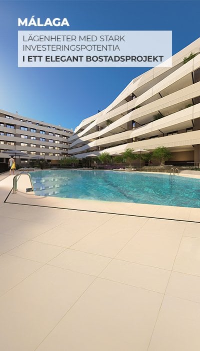 Eleganta lägenheter i ett komplex med pooler i Malaga