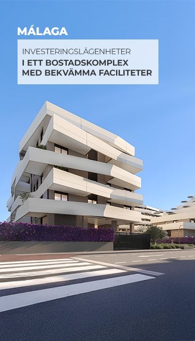 Eleganta lägenheter i ett komplex med pooler i Malaga