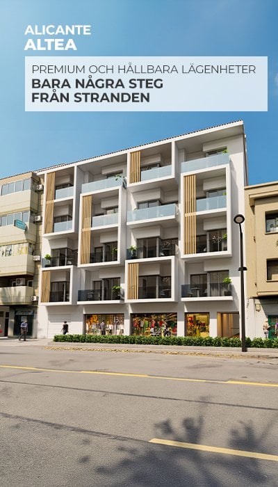 Lägenheter med Miljövänlig Design nära Stranden i Altea