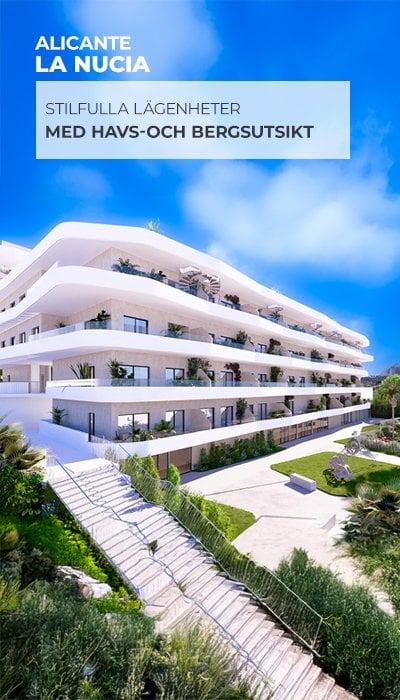 Snygga Hus i La Nucia Alicante med Utsikt över Havet och Bergen