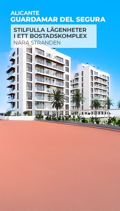Eleganta lägenheter nära stranden i Guardamar del Segura