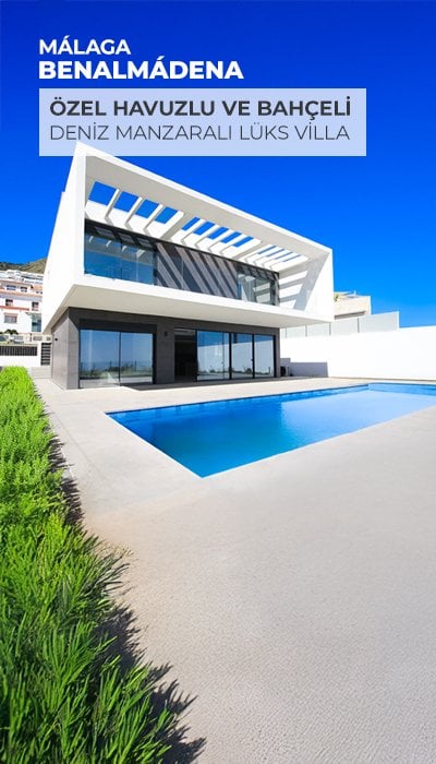 Benalmadena'da Panoramik Deniz Manzaralı Geniş Villa