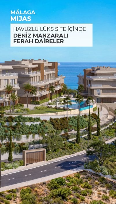 Mijas, Málaga'da Muhteşem Manzaralı Daireler