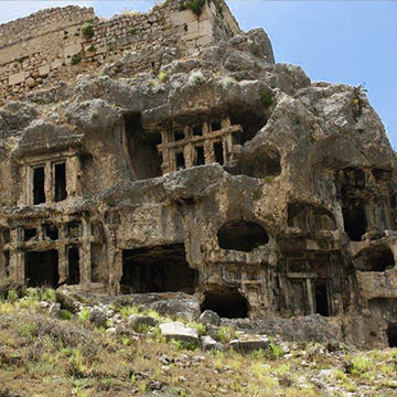 شهر باستانی تلس در سیدیکمر، ترکیه