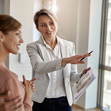 home staging with real estate agent