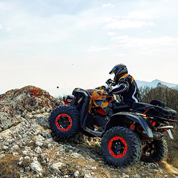 Arnavutköy'de ATV yarışı