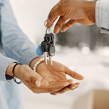 Entrega de llaves al inquilino
