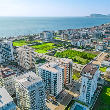 Antalya'da deniz manzaralı evler