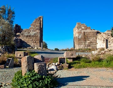 ancient-gate, bodrum, ruins ancient-gate, bodrum, ruins