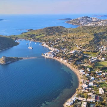 Häuser am Meer in Bodrum
