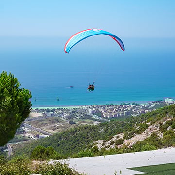 آلانیا، پاراگلایدینگ دونفره