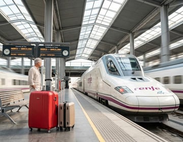 İspanya'nın uluslararası yüksek hızlı treni (AVE) ve havalimanları