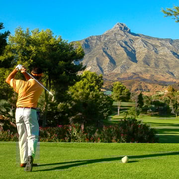 Golf, Ispanya, Dağ, Orman Golf, Ispanya, Dağ, Orman