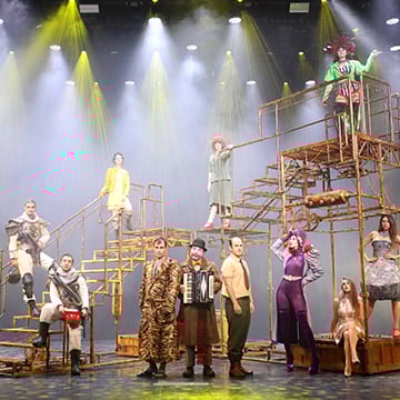 Performance présentée au Festival de théâtre d'Istanbul