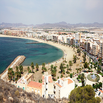 murcia, strand, kustlinje murcia, strand, kustlinje