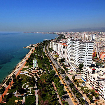 Mersin'de deniz manzaralı daireler