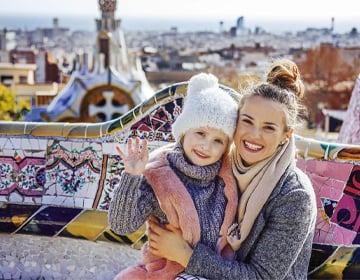 A family in Barcelona