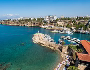 Antalya Kaleiçi and Marina View